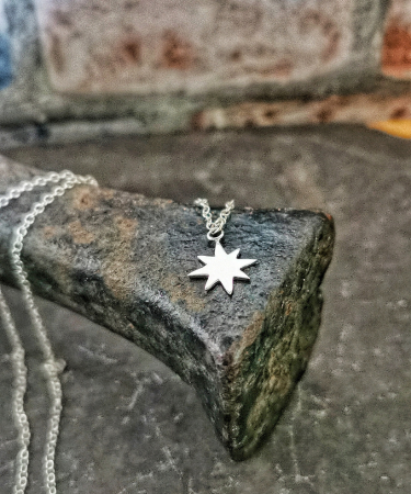 Sterling Silver handmade Star necklace - Star Necklace